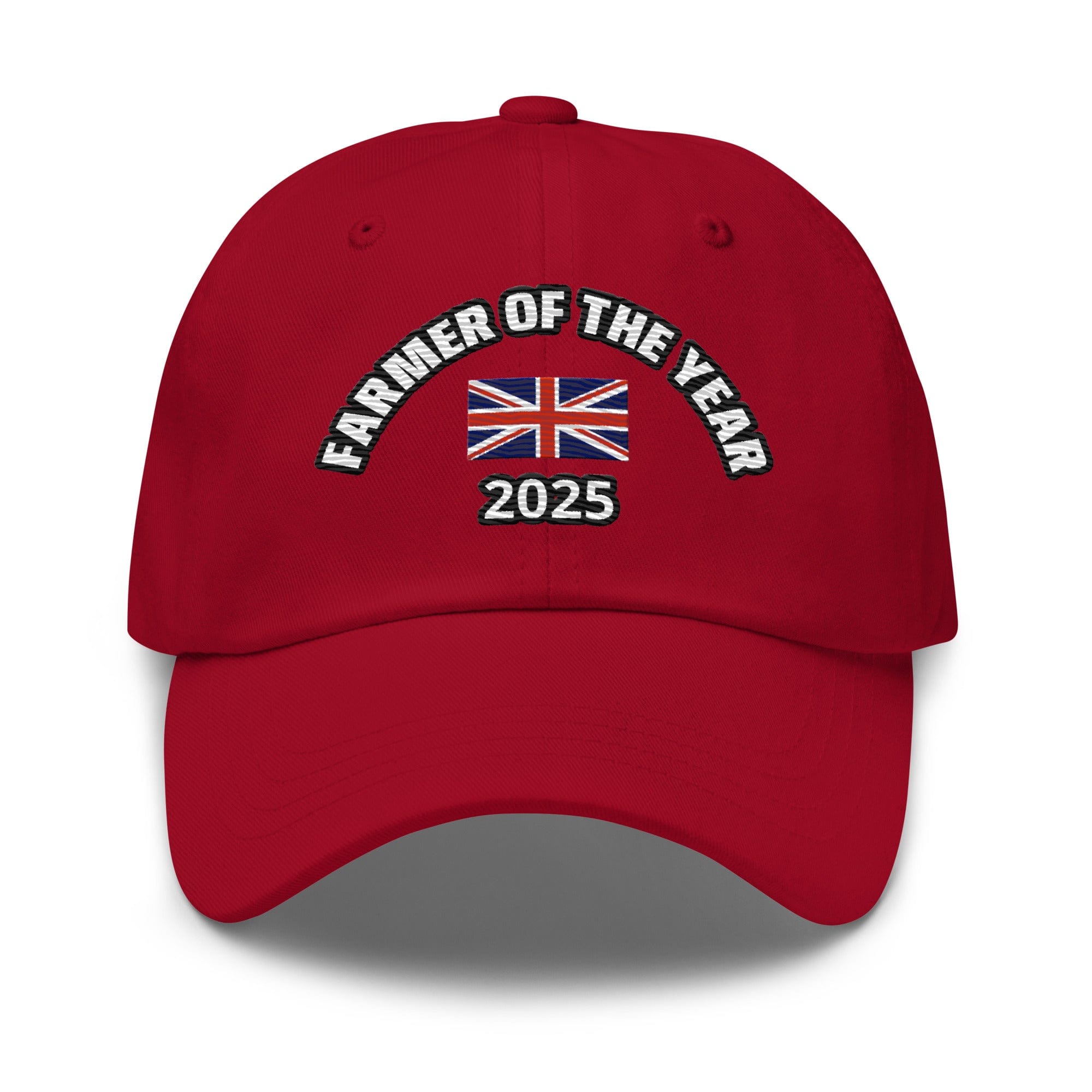 The Tractor Mugs Store Cranberry British Farmer of the Year 2025 | Dad Hat Quality Farmers Merch