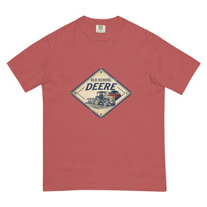 The Tractor Mugs Store Crimson / S John Deere 3350 OLD SCHOOL DEERE Heritage | Unisex Premium T-shirt Quality Farmers Merch