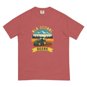The Tractor Mugs Store Crimson / S John Deere 3350 OLD SCHOOL DEERE Outdoor | Unisex Premium T-shirt Quality Farmers Merch