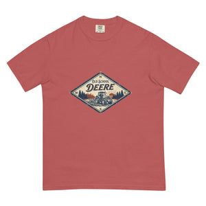 The Tractor Mugs Store Crimson / S John Deere 7810 OLD SCHOOL DEERE Heritage | Unisex Premium T-shirt Quality Farmers Merch