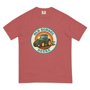 The Tractor Mugs Store Crimson / S John Deere 7810 OLD SCHOOL DEERE Retro | Unisex Premium T-shirt Quality Farmers Merch