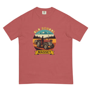 The Tractor Mugs Store Crimson / S Massey Ferguson 135 OLD SCHOOL MASSEY Outdoor | Unisex Premium T-shirt Quality Farmers Merch