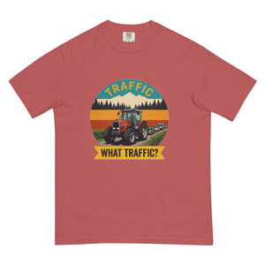 The Tractor Mugs Store Crimson / S Massey Ferguson 3075 TRAFFIC WHAT TRAFFIC? Outdoor | Unisex Premium T-shirt Quality Farmers Merch