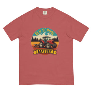 The Tractor Mugs Store Crimson / S Massey Ferguson 6480 OLD SCHOOL MASSEY Outdoor | Unisex Premium T-shirt Quality Farmers Merch