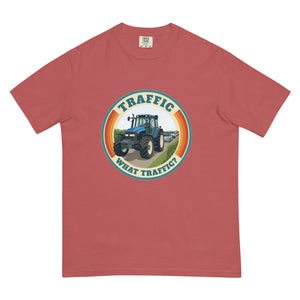 The Tractor Mugs Store Crimson / S New Holland TM 135 TRAFFIC WHAT TRAFFIC? Retro | Unisex Premium T-shirt Quality Farmers Merch