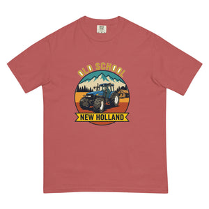 The Tractor Mugs Store Crimson / S New Holland TM 155 OLD SCHOOL NEW HOLLAND Outdoor | Unisex Premium T-shirt Quality Farmers Merch