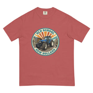 The Tractor Mugs Store Crimson / S New Holland TM 155 OLD SCHOOL NEW HOLLAND Retro | Unisex Premium T-shirt Quality Farmers Merch