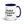 The Tractor Mugs Store Dark Blue Fuelled by Combine Noise | 15 oz Mug with Color Inside Quality Farmers Merch