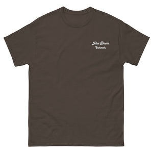 The Tractor Mugs Store Dark Chocolate / S John Deere Farmer | Unisex Classic Tee Quality Farmers Merch