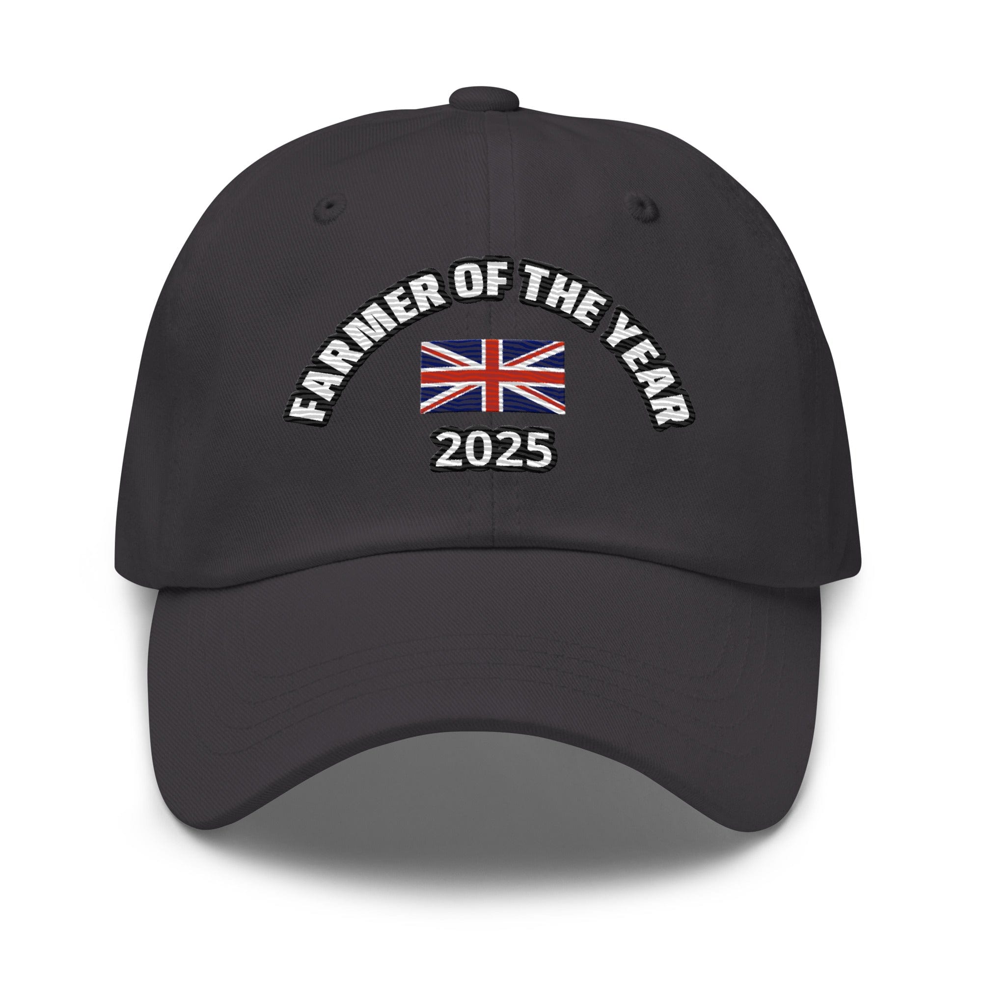 The Tractor Mugs Store Dark Grey British Farmer of the Year 2025 | Dad Hat Quality Farmers Merch