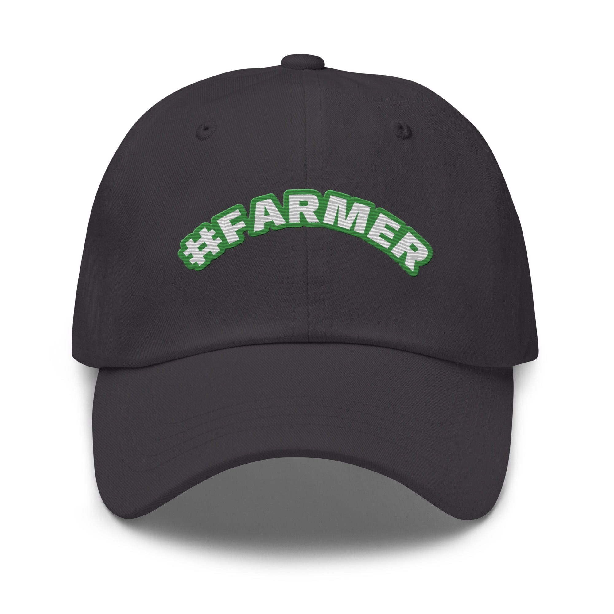 The Tractor Mugs Store Dark Grey #FARMER | Dad Hat Quality Farmers Merch