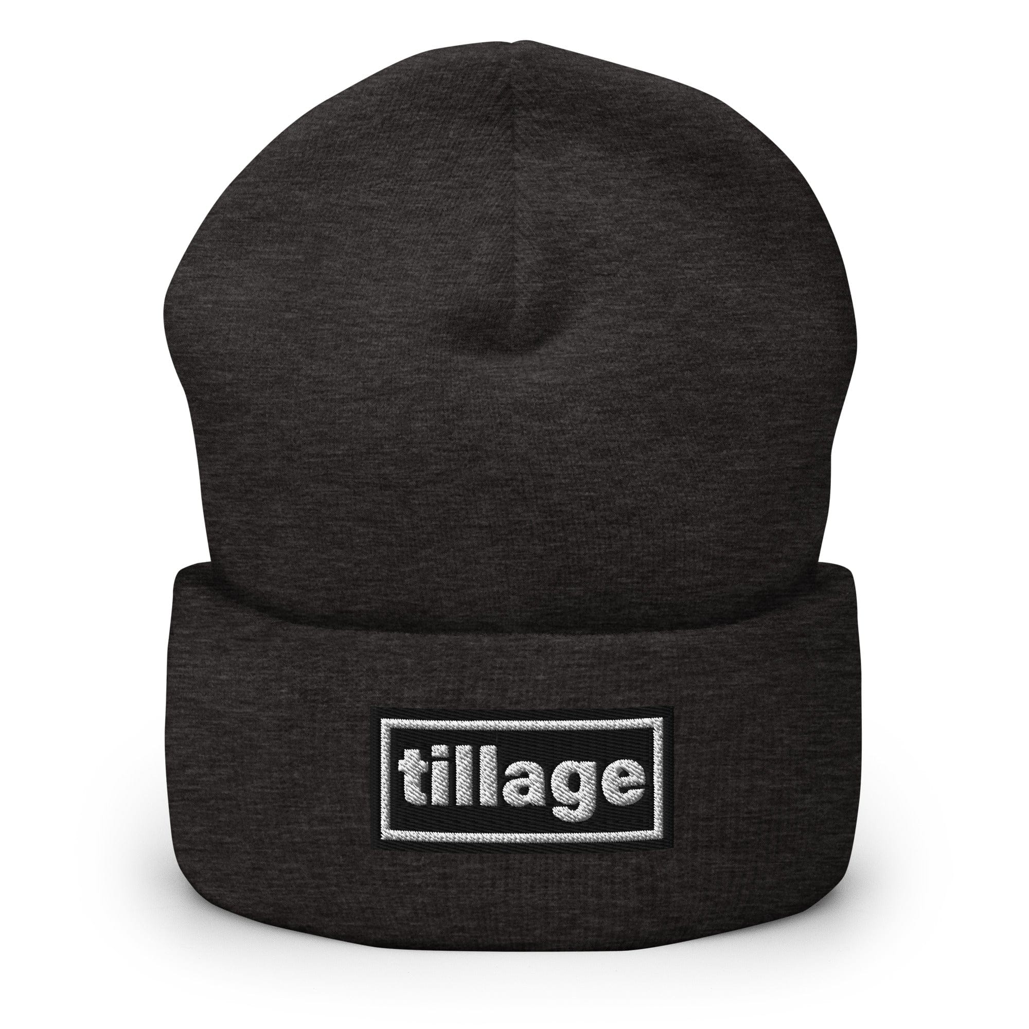 The Tractor Mugs Store Dark Grey OASIS Style 'Tillage' | Cuffed Beanie Quality Farmers Merch