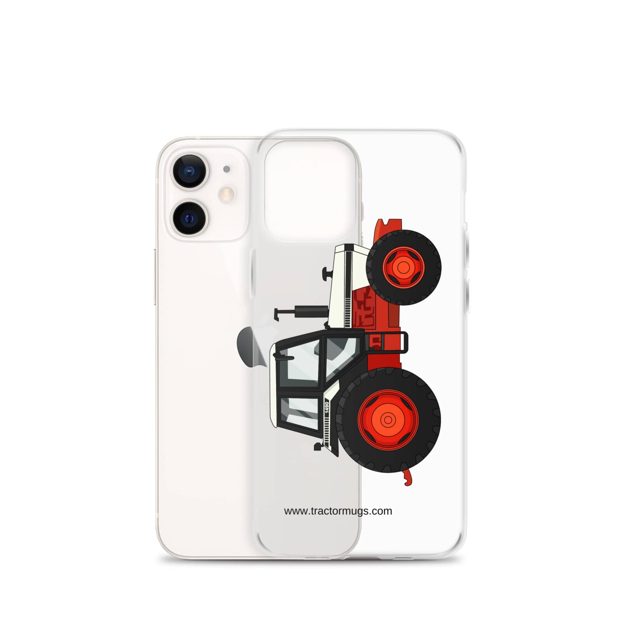 The Tractor Mugs Store David Brown 1490 4WD | Clear Case for iPhone® Quality Farmers Merch