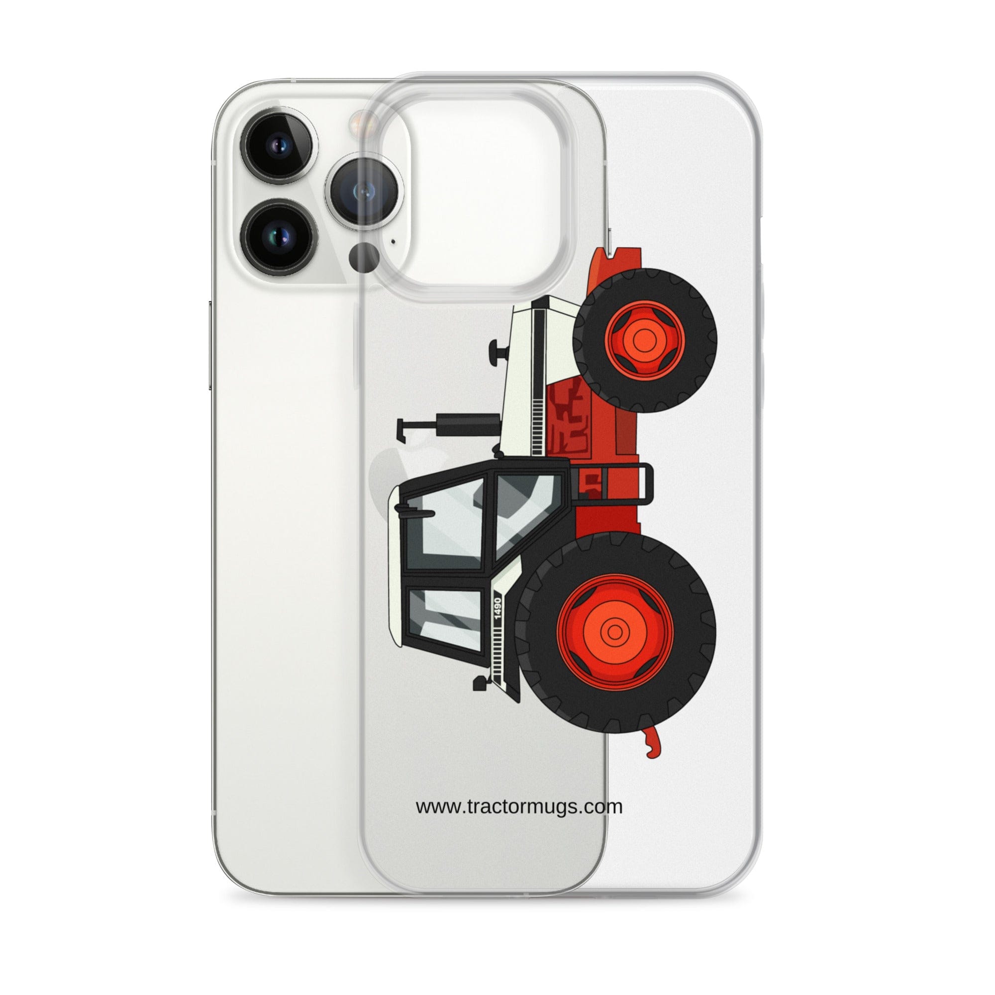 The Tractor Mugs Store David Brown 1490 4WD | Clear Case for iPhone® Quality Farmers Merch