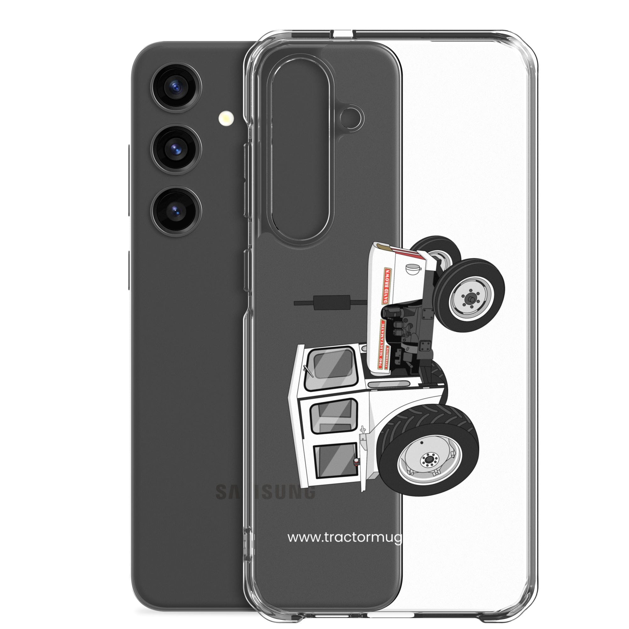 The Tractor Mugs Store David Brown 780 Selectamatic | Clear Case for Samsung® Quality Farmers Merch