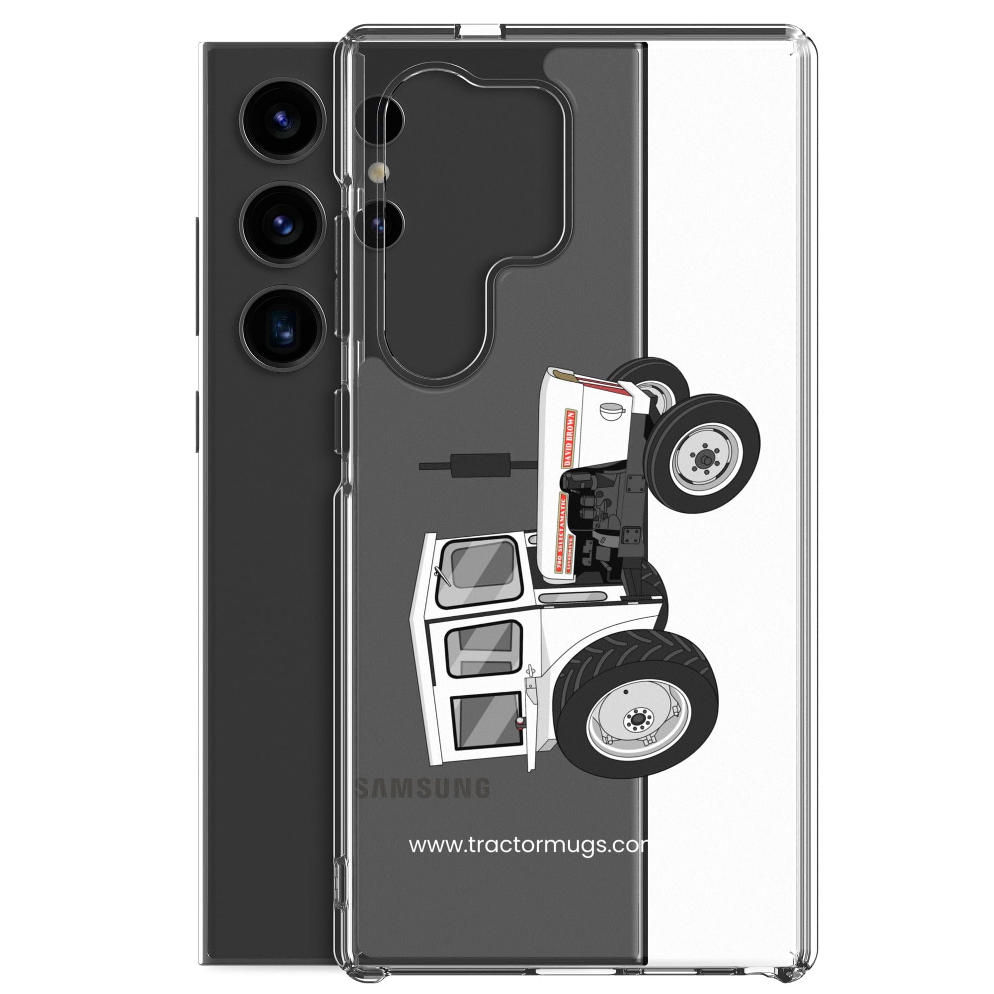 The Tractor Mugs Store David Brown 780 Selectamatic | Clear Case for Samsung® Quality Farmers Merch