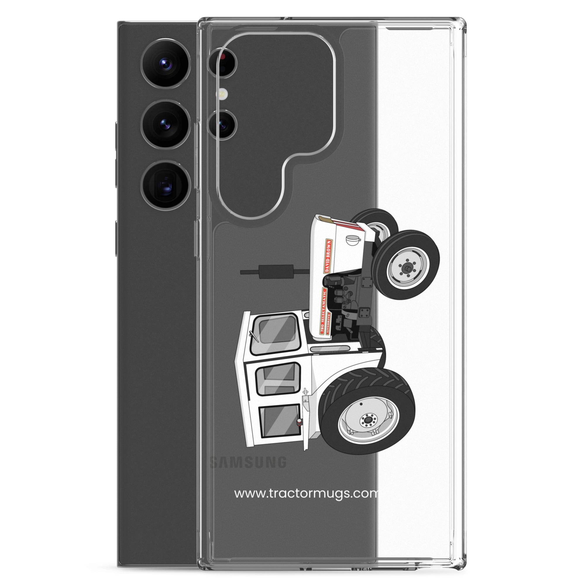 The Tractor Mugs Store David Brown 780 Selectamatic | Clear Case for Samsung® Quality Farmers Merch