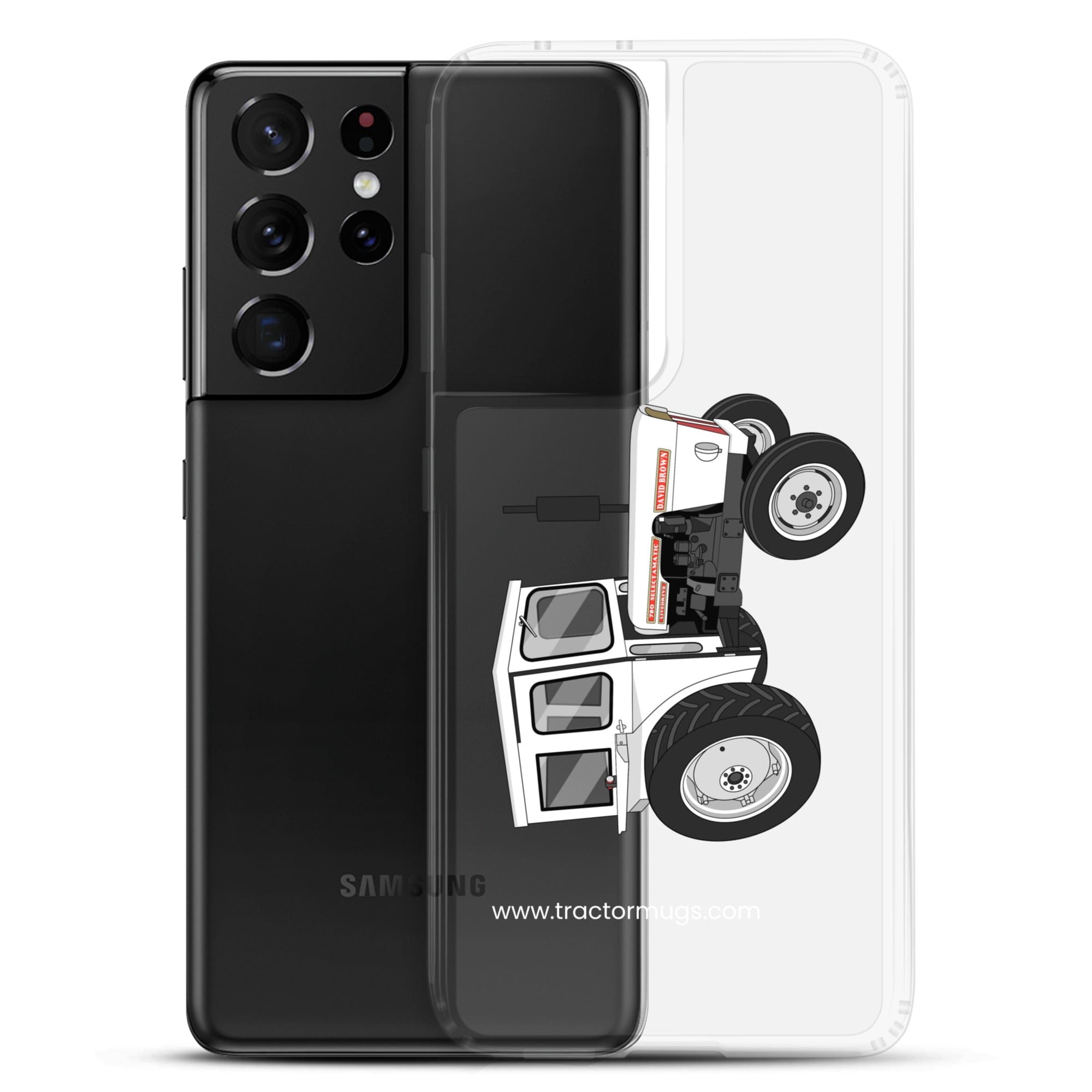 The Tractor Mugs Store David Brown 780 Selectamatic | Clear Case for Samsung® Quality Farmers Merch