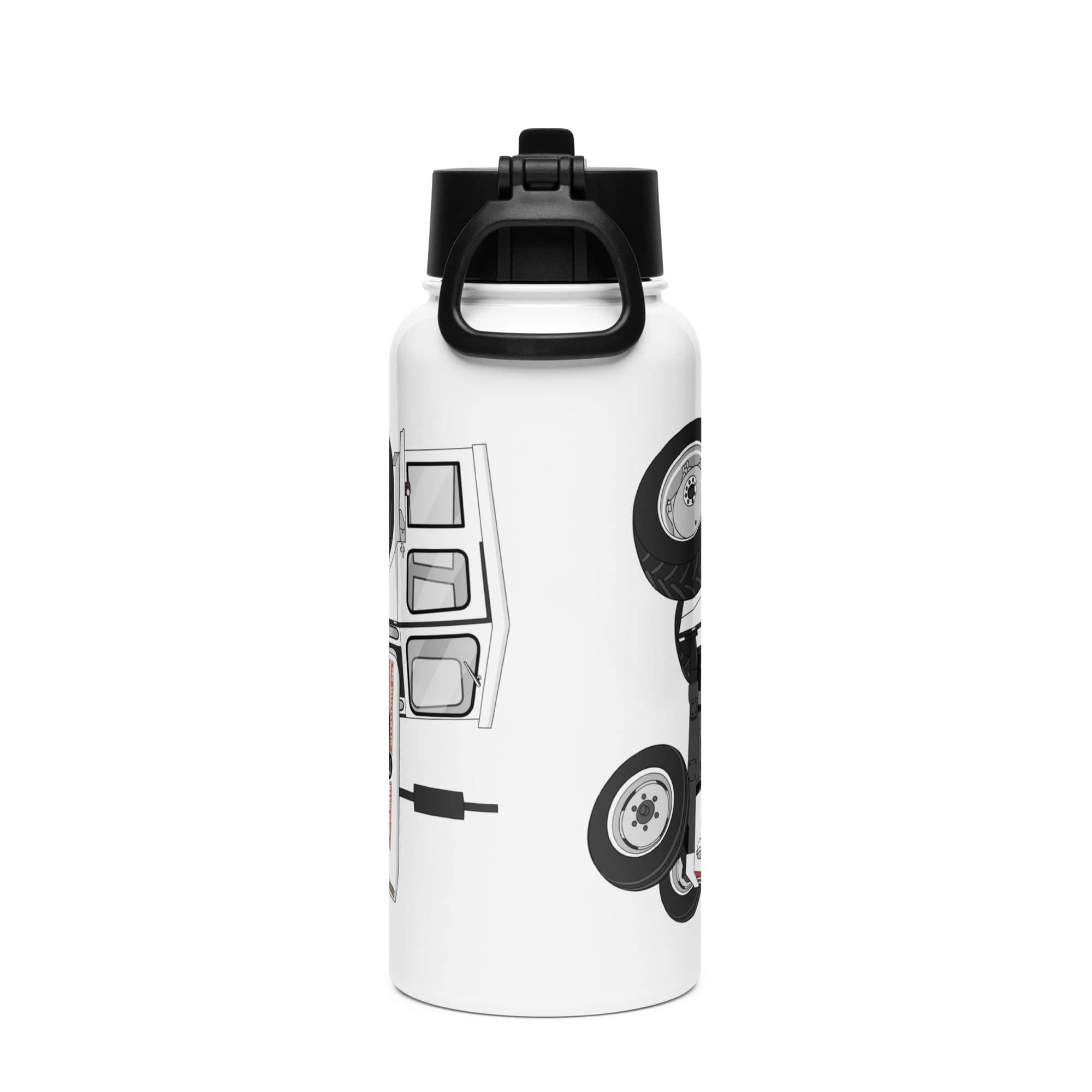 The Tractor Mugs Store David Brown 780 Selectamatic | Stainless steel water bottle with a straw lid Quality Farmers Merch