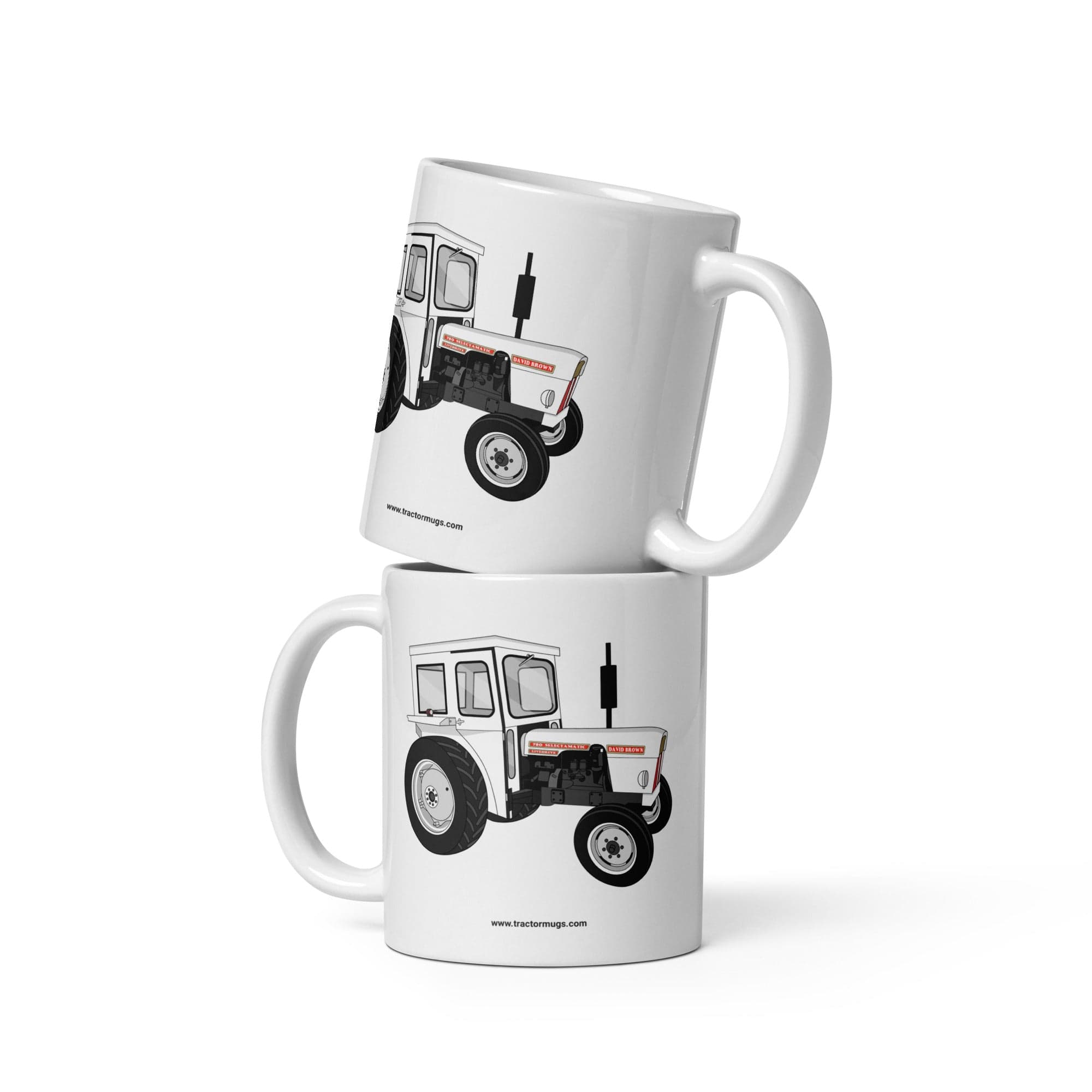 The Tractor Mugs Store David Brown 780 Selectamatic | White glossy mug Quality Farmers Merch