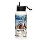 The Tractor Mugs Store David Brown Advert | Stainless steel water bottle with a straw lid Quality Farmers Merch