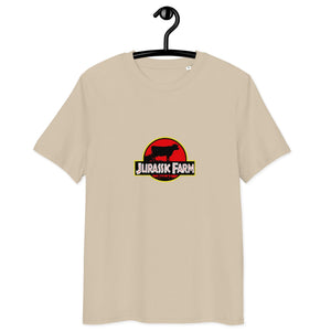 The Tractor Mugs Store Desert Dust / S Jurassic Farm | Unisex Organic Cotton Tee Quality Farmers Merch