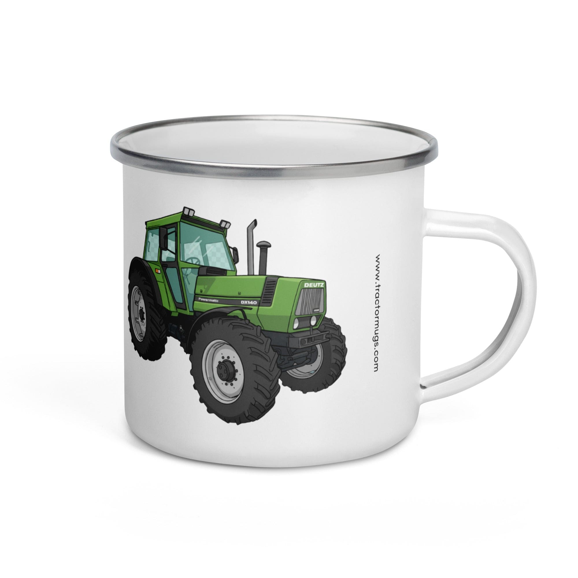 The Tractor Mugs Store Deutz DX 140 | Enamel Mug Quality Farmers Merch