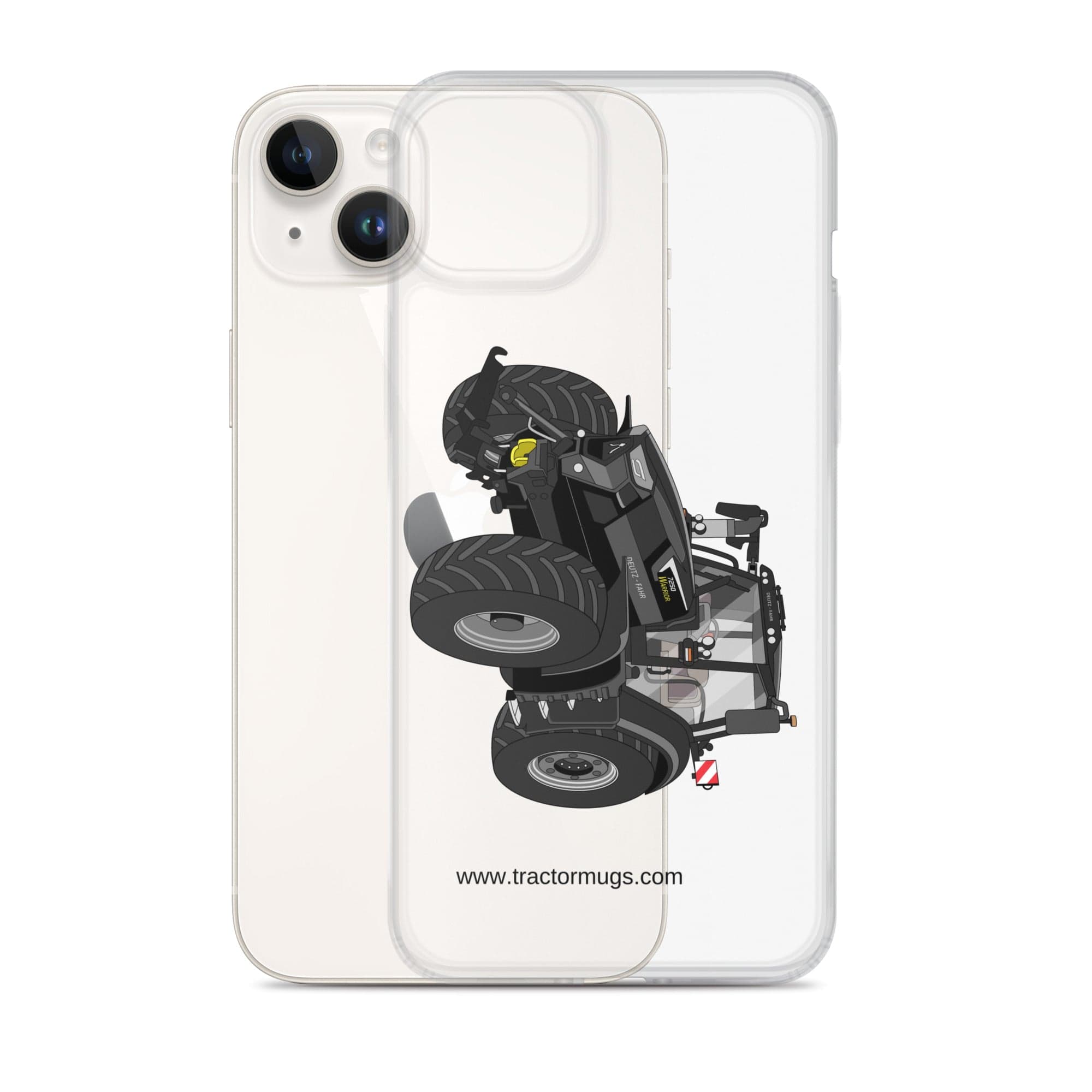 The Tractor Mugs Store Deutz-Fahr 7250 TTV Warrior Edition | Clear Case for iPhone® Quality Farmers Merch