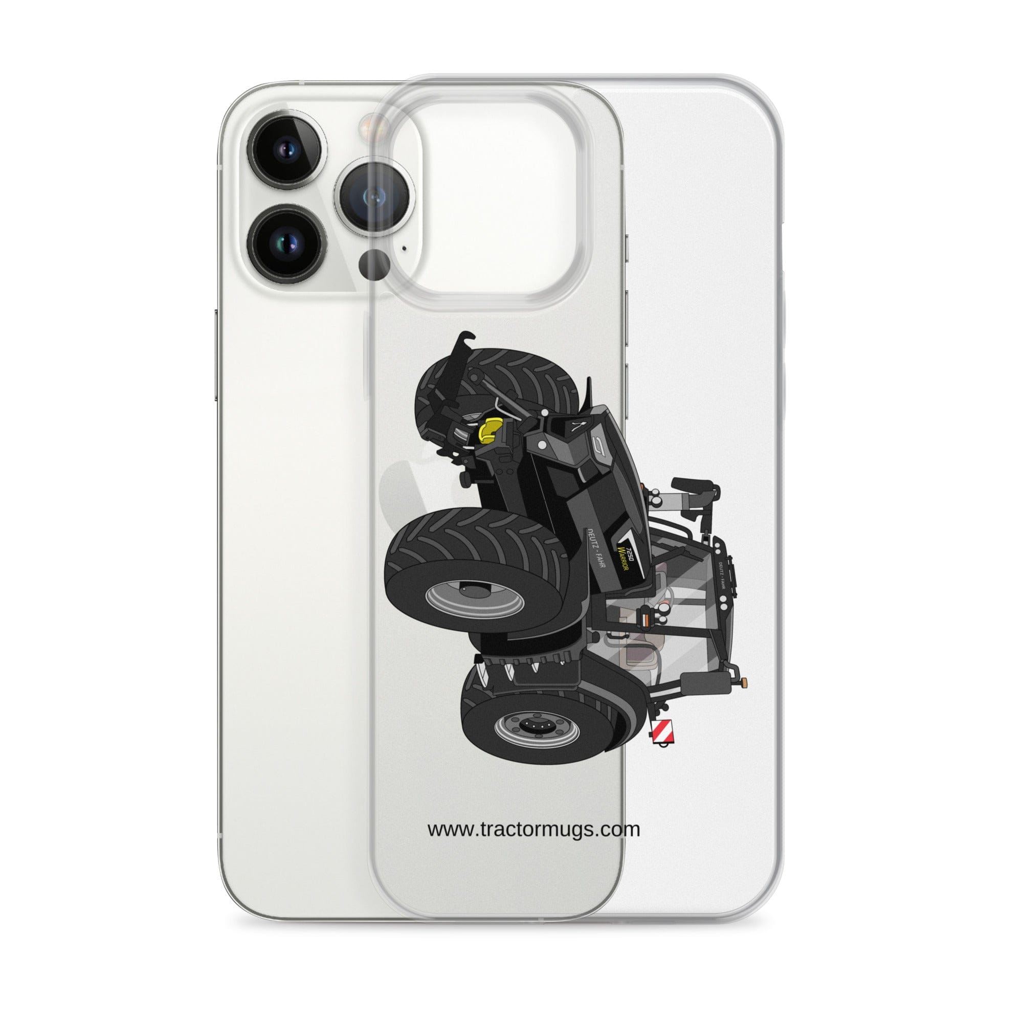 The Tractor Mugs Store Deutz-Fahr 7250 TTV Warrior Edition | Clear Case for iPhone® Quality Farmers Merch