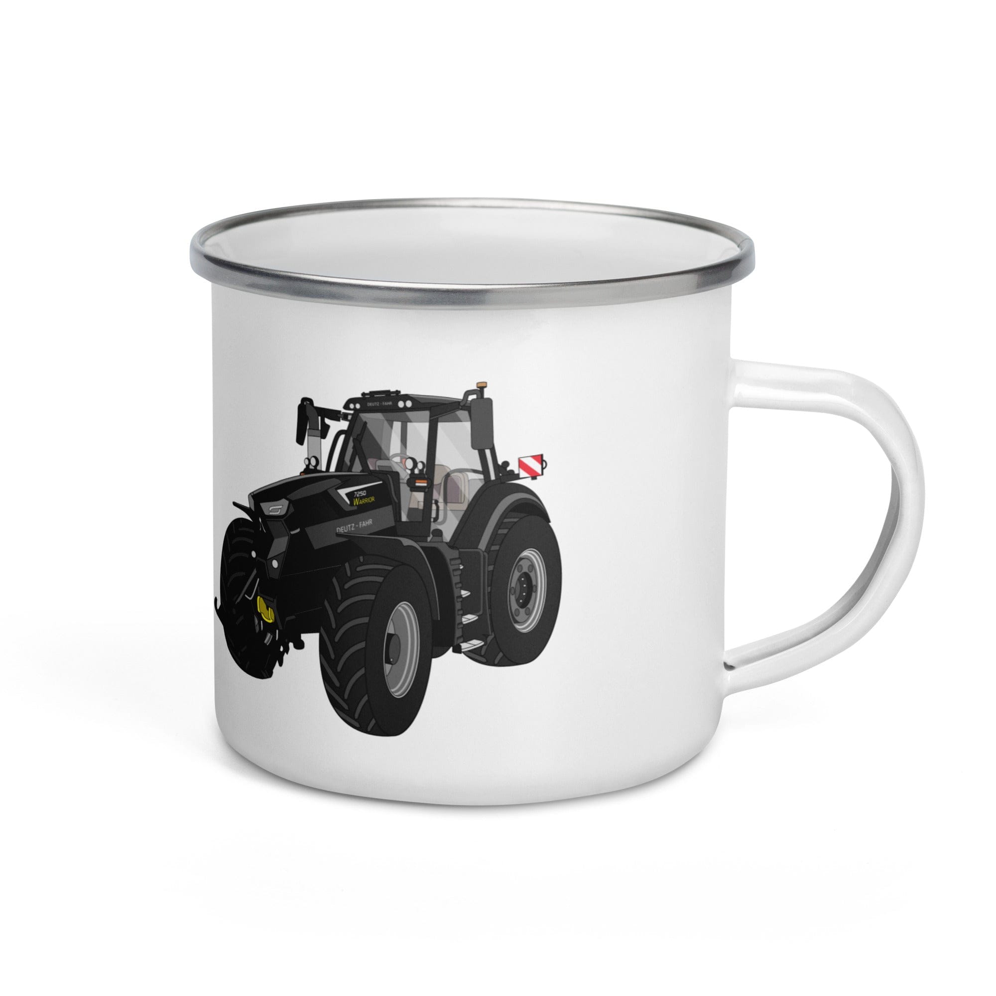 The Tractor Mugs Store Deutz-Fahr 7250 TTV Warrior Edition | Enamel Mug Quality Farmers Merch