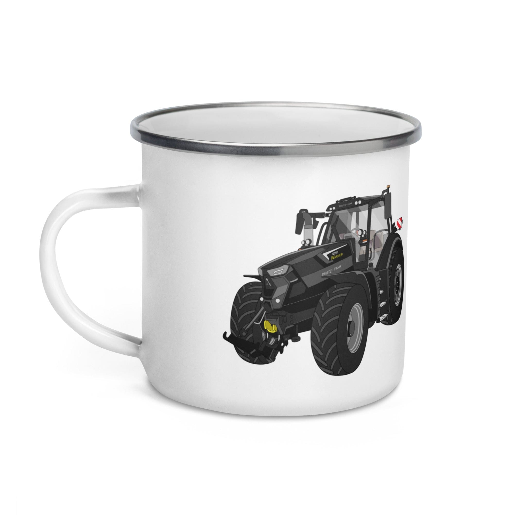 The Tractor Mugs Store Deutz-Fahr 7250 TTV Warrior Edition | Enamel Mug Quality Farmers Merch