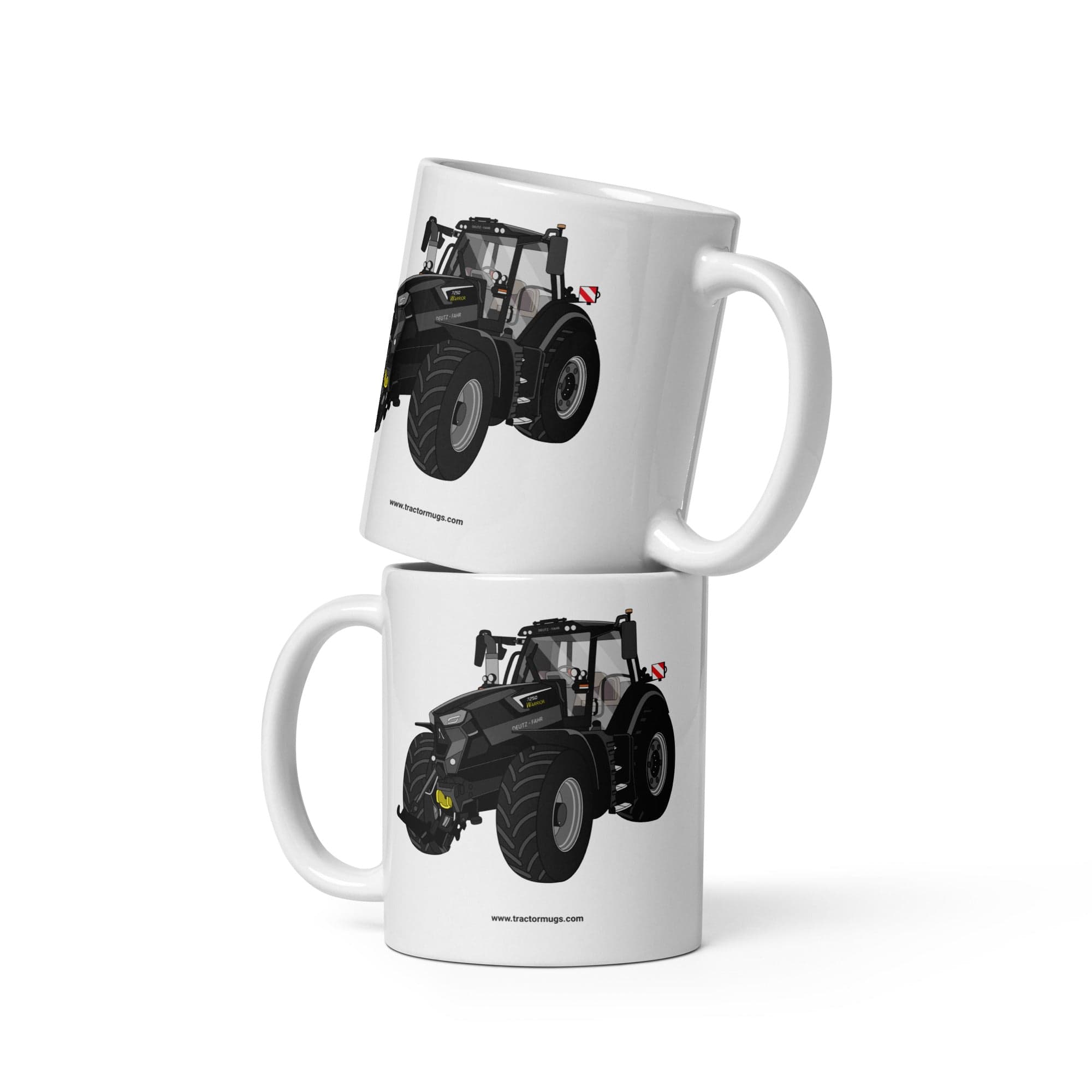 The Tractor Mugs Store Deutz-Fahr 7250 TTV Warrior Edition | White glossy mug Quality Farmers Merch