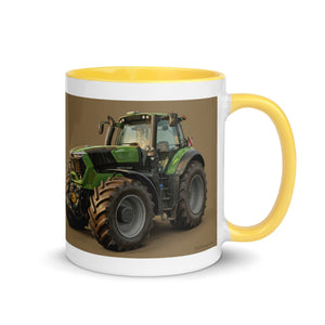 The Tractor Mugs Store Deutz-Fahr 9340 Oil Painting | Mug with Color Inside Quality Farmers Merch