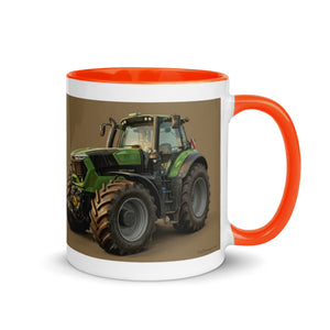 The Tractor Mugs Store Deutz-Fahr 9340 Oil Painting | Mug with Color Inside Quality Farmers Merch