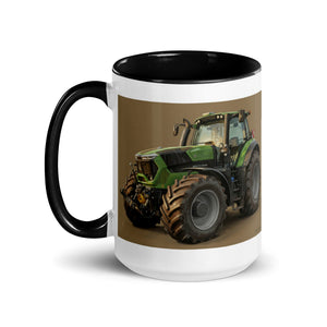 The Tractor Mugs Store Deutz-Fahr 9340 Oil Painting | Mug with Color Inside Quality Farmers Merch