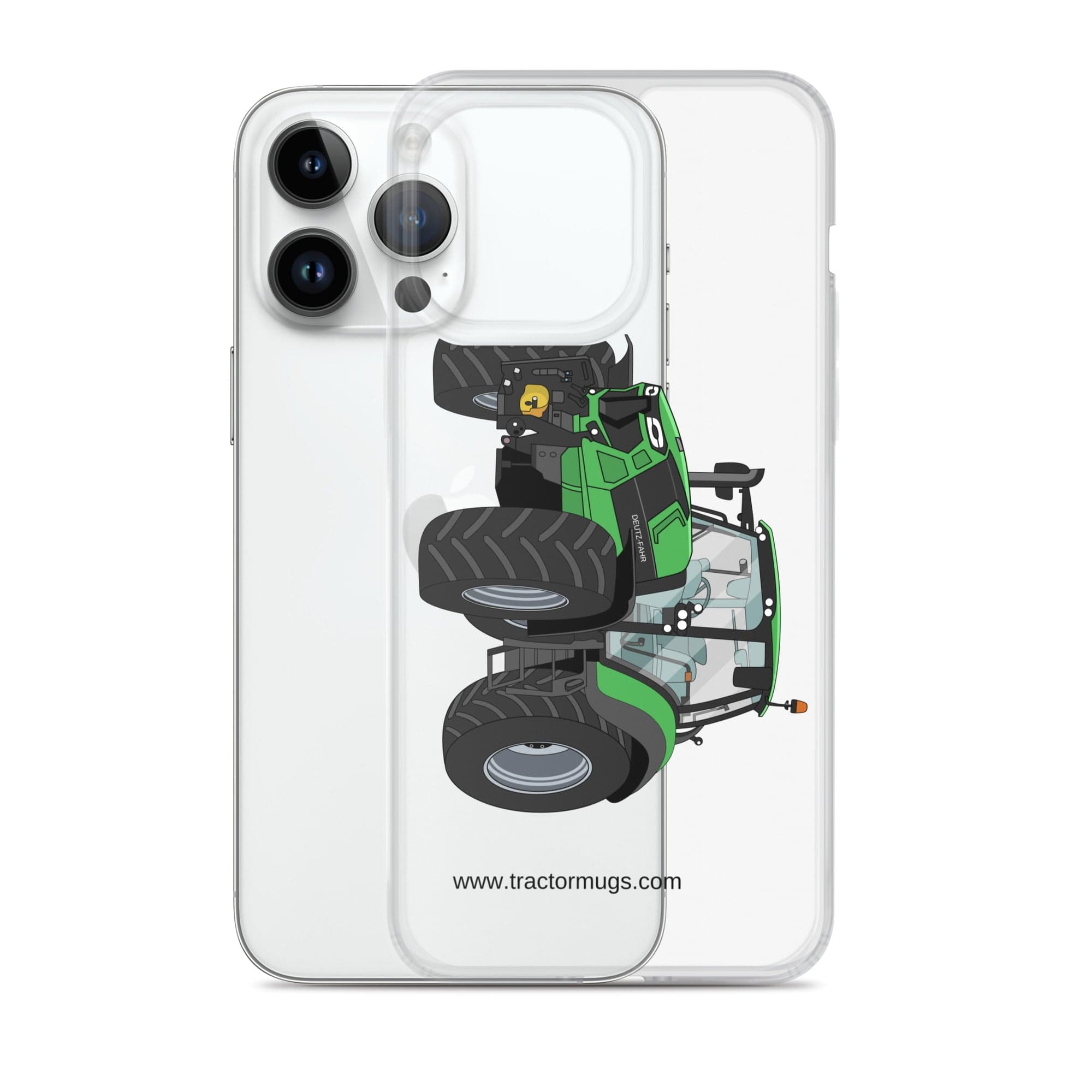 The Tractor Mugs Store Deutz - Fahr Agrotron 7250 Ttv | Clear Case for iPhone® Quality Farmers Merch