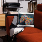 The Tractor Mugs Store Deutz Fahr DX 140 | Splash Art Pillow Case Quality Farmers Merch