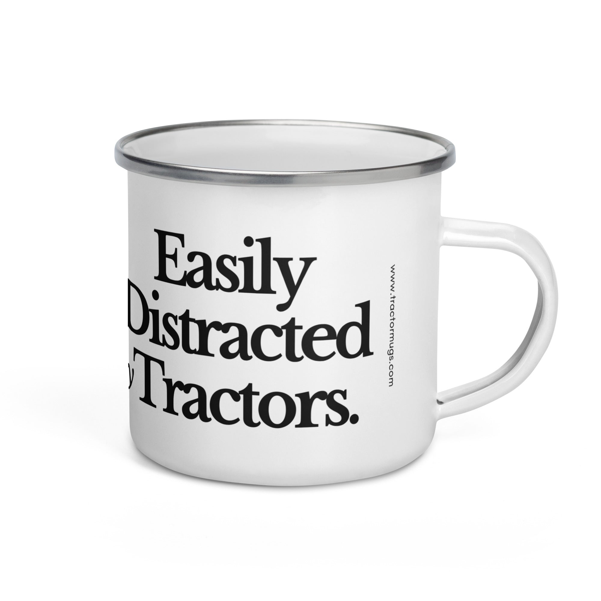 The Tractor Mugs Store Easily Distracted by Tractors | Enamel Mug Quality Farmers Merch