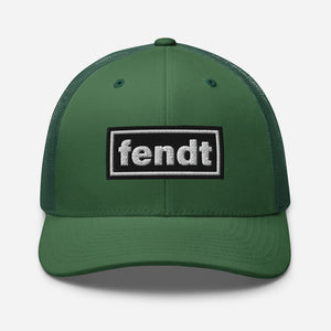 The Tractor Mugs Store Evergreen Oasis Style Retro Fendt | Trucker Cap Quality Farmers Merch