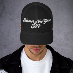 The Tractor Mugs Store Farmer of The Year 1977 | Retro 70's Trucker Cap Quality Farmers Merch