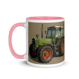 The Tractor Mugs Store Fendt 308 LSA 4WD Oil Painting | Mug with Color Inside Quality Farmers Merch