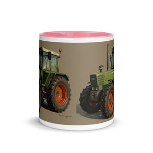 The Tractor Mugs Store Fendt 308 LSA 4WD Oil Painting | Mug with Color Inside Quality Farmers Merch