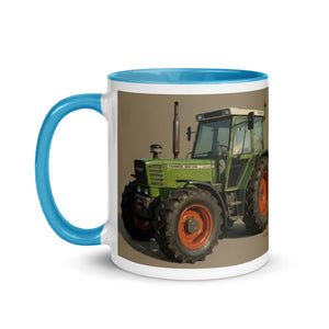 The Tractor Mugs Store Fendt 308 LSA 4WD Oil Painting | Mug with Color Inside Quality Farmers Merch