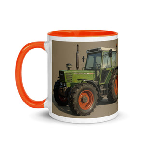 The Tractor Mugs Store Fendt 308 LSA 4WD Oil Painting | Mug with Color Inside Quality Farmers Merch