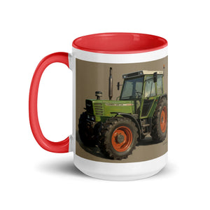 The Tractor Mugs Store Fendt 308 LSA 4WD Oil Painting | Mug with Color Inside Quality Farmers Merch