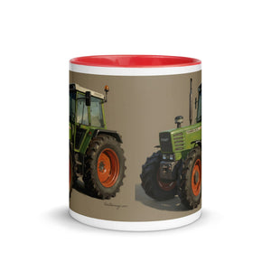 The Tractor Mugs Store Fendt 308 LSA 4WD Oil Painting | Mug with Color Inside Quality Farmers Merch