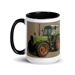 The Tractor Mugs Store Fendt 308 LSA 4WD Oil Painting | Mug with Color Inside Quality Farmers Merch