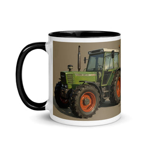 The Tractor Mugs Store Fendt 308 LSA 4WD Oil Painting | Mug with Color Inside Quality Farmers Merch
