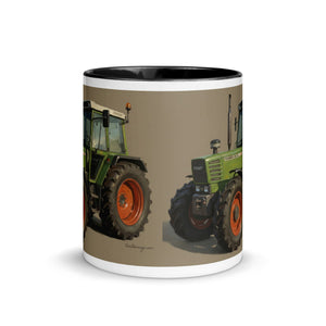 The Tractor Mugs Store Fendt 308 LSA 4WD Oil Painting | Mug with Color Inside Quality Farmers Merch