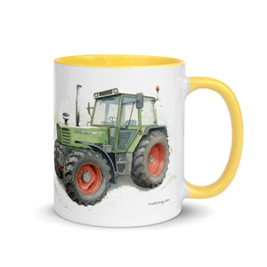 The Tractor Mugs Store Fendt 308 LSA 4WD Watercolor | Mug with Color Inside Quality Farmers Merch